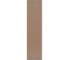 Conjunto de 2 painéis acústicos MDF ranhurado NORDIC 60,5x240cm