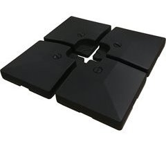 Bases para guarda-sóis - Conjunto de 4 130x64