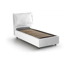 Cama de solteiro de tecido