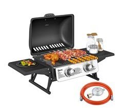 Barbecue a Gás Aço e ABS Outsunny