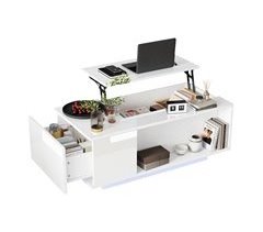 Mesa de centro elevável de painel de partículas 100x50