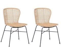 Beliani Silla de comedor ELFROS