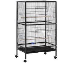 Gaiola para Pássaros Metal, PP PawHut