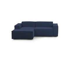 Sofá modular de 2 lugares com península esquerda