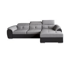Chaise longue com cama ARCADIA dereita 4 lugares antracite