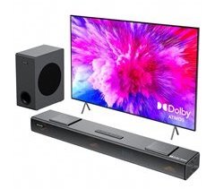 Hiwill A312 Barra de Som - 3.1.2 Dolby Atmos 400W com Subwoofer 5,25"
