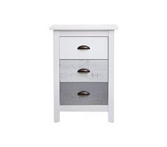 Mesa de cabeceira 3 gavetas AURA