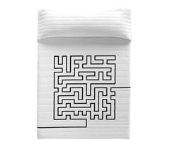 ICEHOME - Colcha Estampada Bouti - Peso 70 Gramas - LABERINTH