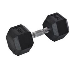Haltere 15 kg Metal e Borracha HOMCOM