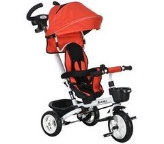 Triciclo Evolutivo Aço, Plástico e Poliéster HOMCOM
