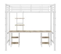 Cama alta para crianças 95x204
