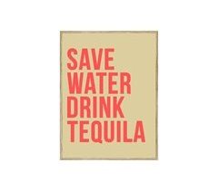 Pintura arte deco SAVE WATER 40x50cm de MARCOMUEBLE