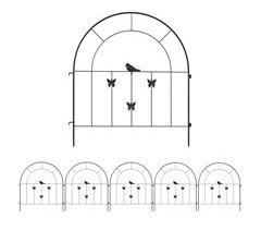 Vedações para Jardim Metal Outsunny
