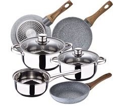 3 peças Bateria de cozinha + jogo de remendo