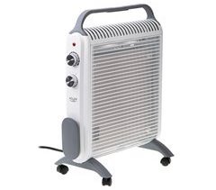 Adler AD7750 Convector Eléctrico Aire Caliente 2 Niveles Potencia Termostato Regulable Silencioso Portátil, 2000, Blanco