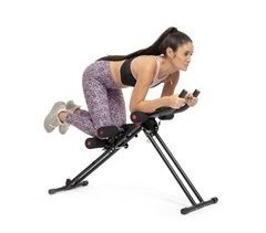 Máquina de Abdominais Rebatível com Guia de Exercícios