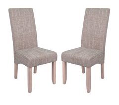 Pacote com 2 cadeiras de jantar Sagua estofadas vintage