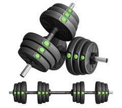 Kit de Halteres Aço e Pástico SPORTNOW