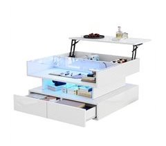 Mesa de centro elevável de painel de partículas 80x80