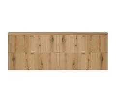 Móvel de lavatório duplo NEWPORT com 4 gavetas MDF 160