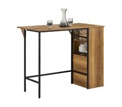 Mesa de bar alta com 1 tampo adicional rebatível  FWT98-PF SoBuy