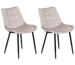 Beliani Silla de comedor MELROSE