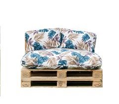 Conjunto de 3 almofadas de paletes COZY