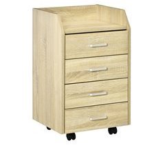 Bloco de Gavetas MDF e Melamina de Madeira Vinsetto 40