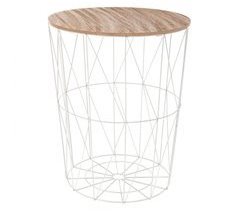 Mesa Ctro Auxiliar Grande Kumi para Sala de Estar 47x47