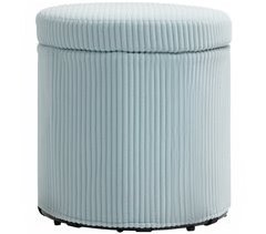 Puff com Arrumação Poliéster, Espuma e Aço HOMCOM, casa - quarto