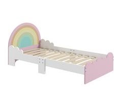 Cama para Crianças MDF e Painel Multicamadas ZONEKIZ