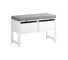 Sapateira de bancada com 2 gavetas FSR88-W SoBuy