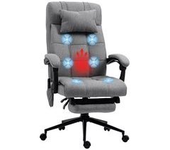 Cadeira de Escritório Linho, Espuma, Aço e Placa Multicamadas