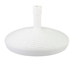 Base para guarda-sol circular branco 25-48 mm Aktive
