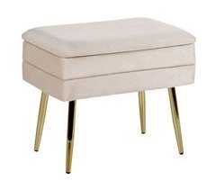 Beliani Taburete Terciopelo ODESSA