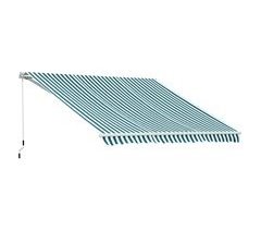 Toldo Manual Aluminio e Tecido de Poliéster Outsunny 295x250