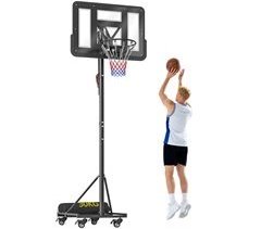 Tabela de Basquetebol PVC, Aço e Metal SPORTNOW