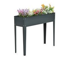 Floreira Metal Outsunny, varanda e jardim - jardinagem