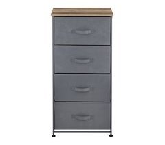 [pro.tec] Cómoda com 4 gavetas Metal e MDF