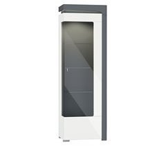 Vitrina LED de 1 porta e abertura à direita, incluindo Teo
