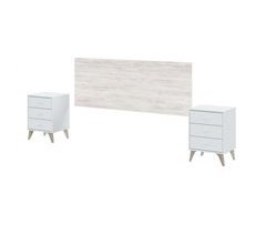 Conjunto de quarto duplo estilo nórdico