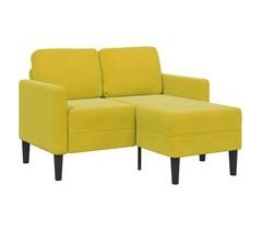 Sofá 2 lugares - Sofá fixo com Chaise em L
