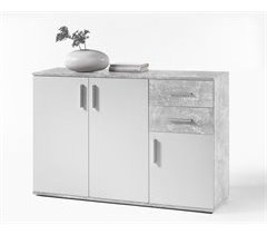 Aparador Cômoda 3 Portas e 2 Gavetas 120