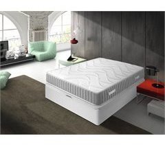 Pack colchão com sommier branco 140x190cm ORTOFLOW SOMNALIS