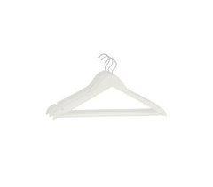 Set de 3 cabides MADERA branco 44,5cm