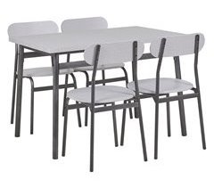 Beliani Conjunto de comedor VELDEN