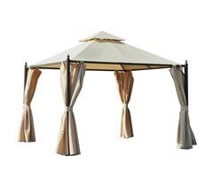 Pérgola de Exterior Metal, Poliéster Outsunny 300x300