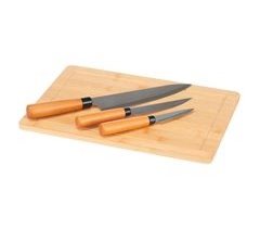 Conjunto tábua de + 3 facas
