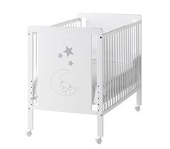 Berço co-leito Indi + 4 rodas