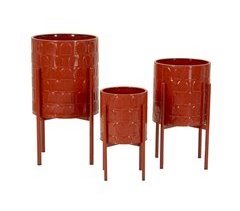 Conjunto de 3 Vasos para Plantas MF426